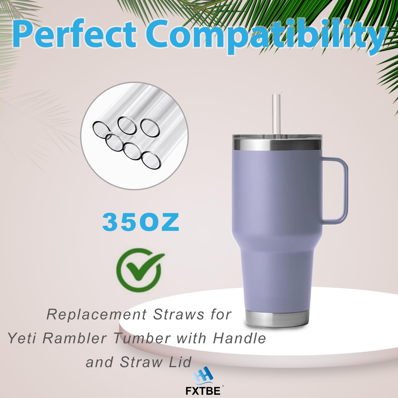 Amazon | Yetiカップ35オンス用ストロー、Yeti Rambler 35オンス