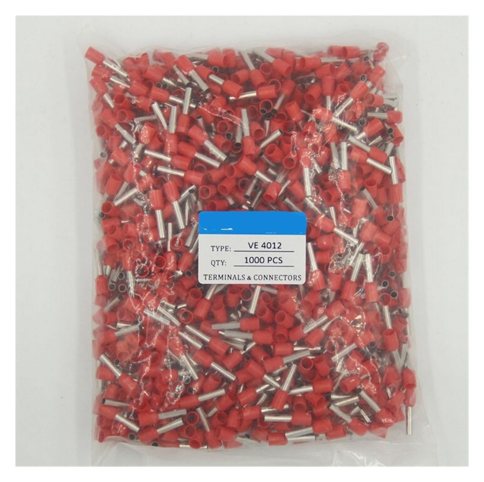 E4012 INSULATED TERMINAL ( FOR 2.5mm2 cable) crimp connector colour