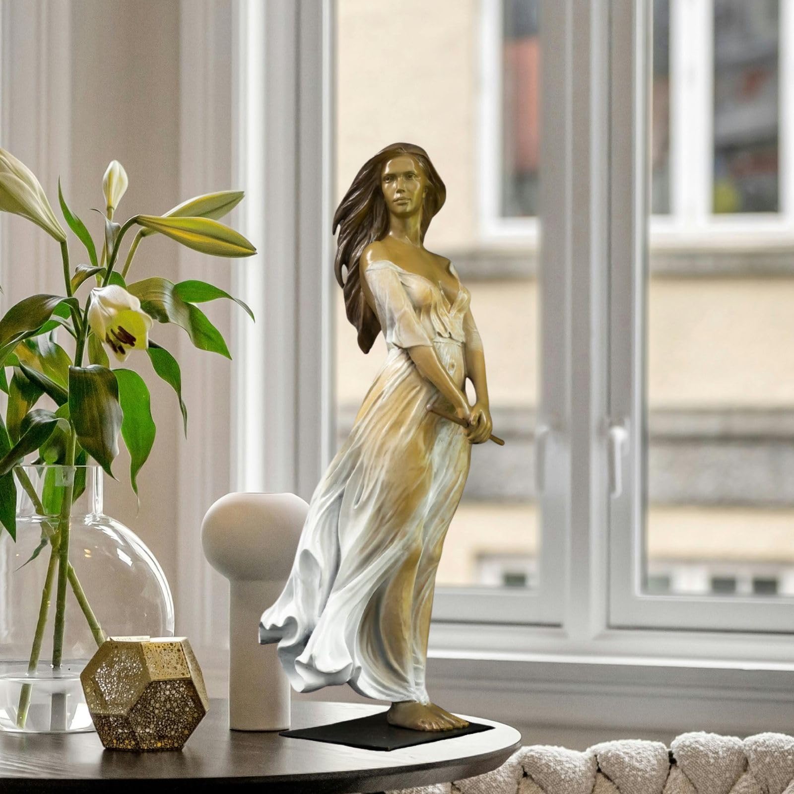 Amazon.com: Inspired by Luo Lirong Bronze Sculpture, 23.6