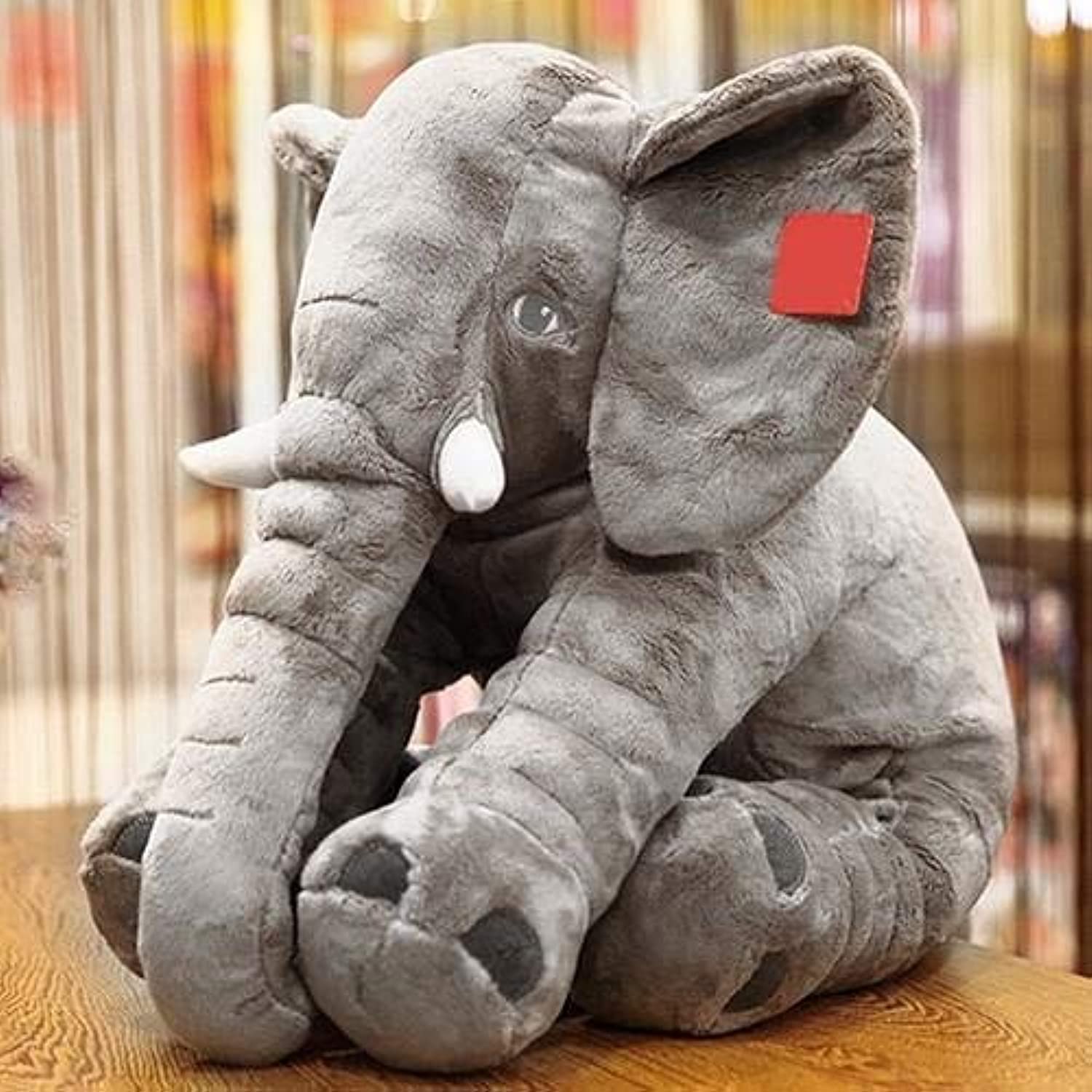 Elephant Plush Toy for Children - Grey,60cm