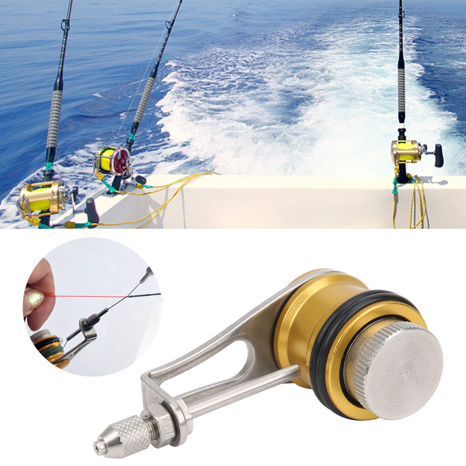 Kit de Anudado de Pesca, Kit de Anudado de Pesca Duradero y Resistente al Desgaste Herramienta de Anudado de Alambre para Ayuda de enrollador de línea