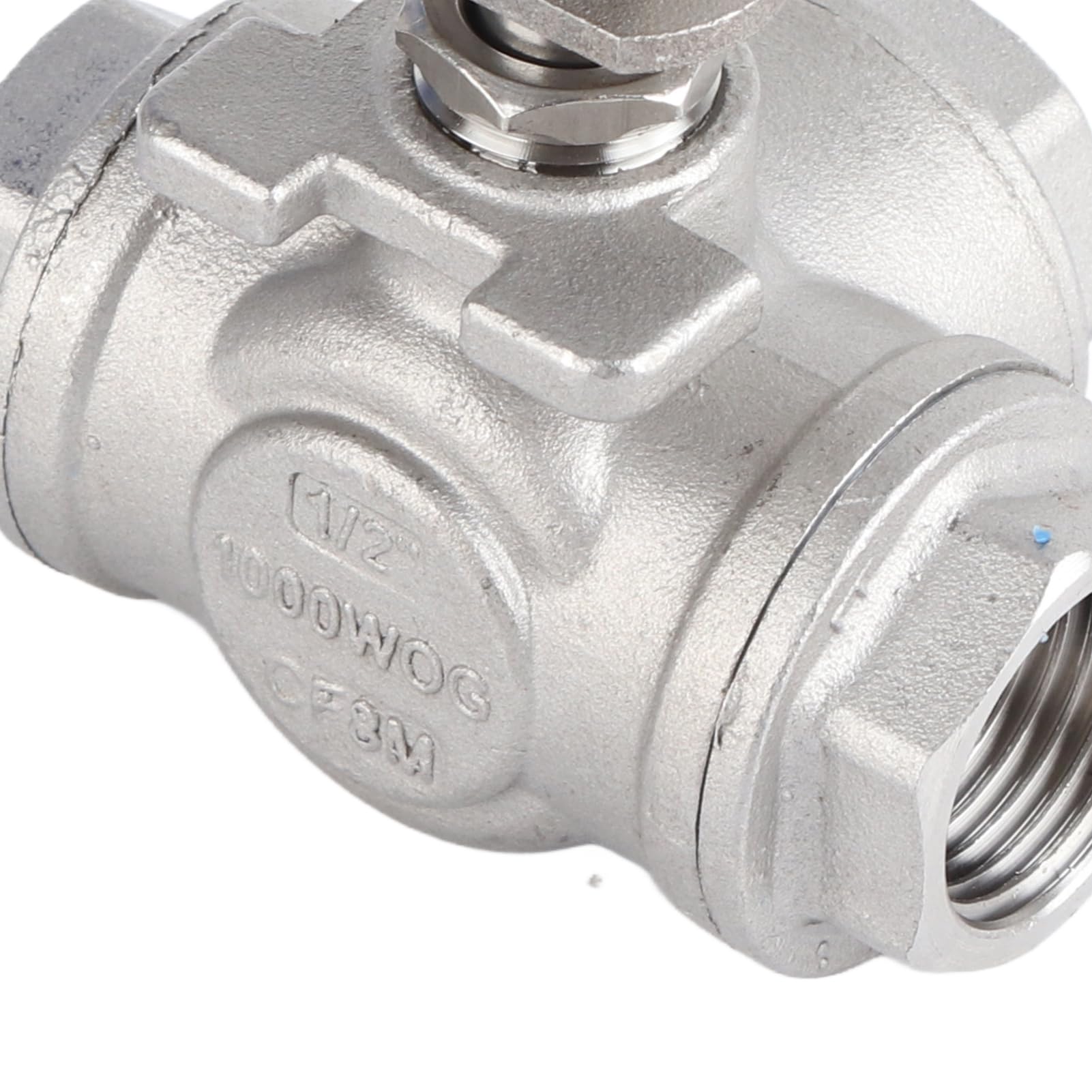 Valvola A Sfera Manuale A 3 Vie In Ottone, Attacco Filettato Interno, Valvola A Sfera Fissa Per Acqua, Olio, Gas, Adatta Per Applicazioni Di Controllo Industriale - Foto 8