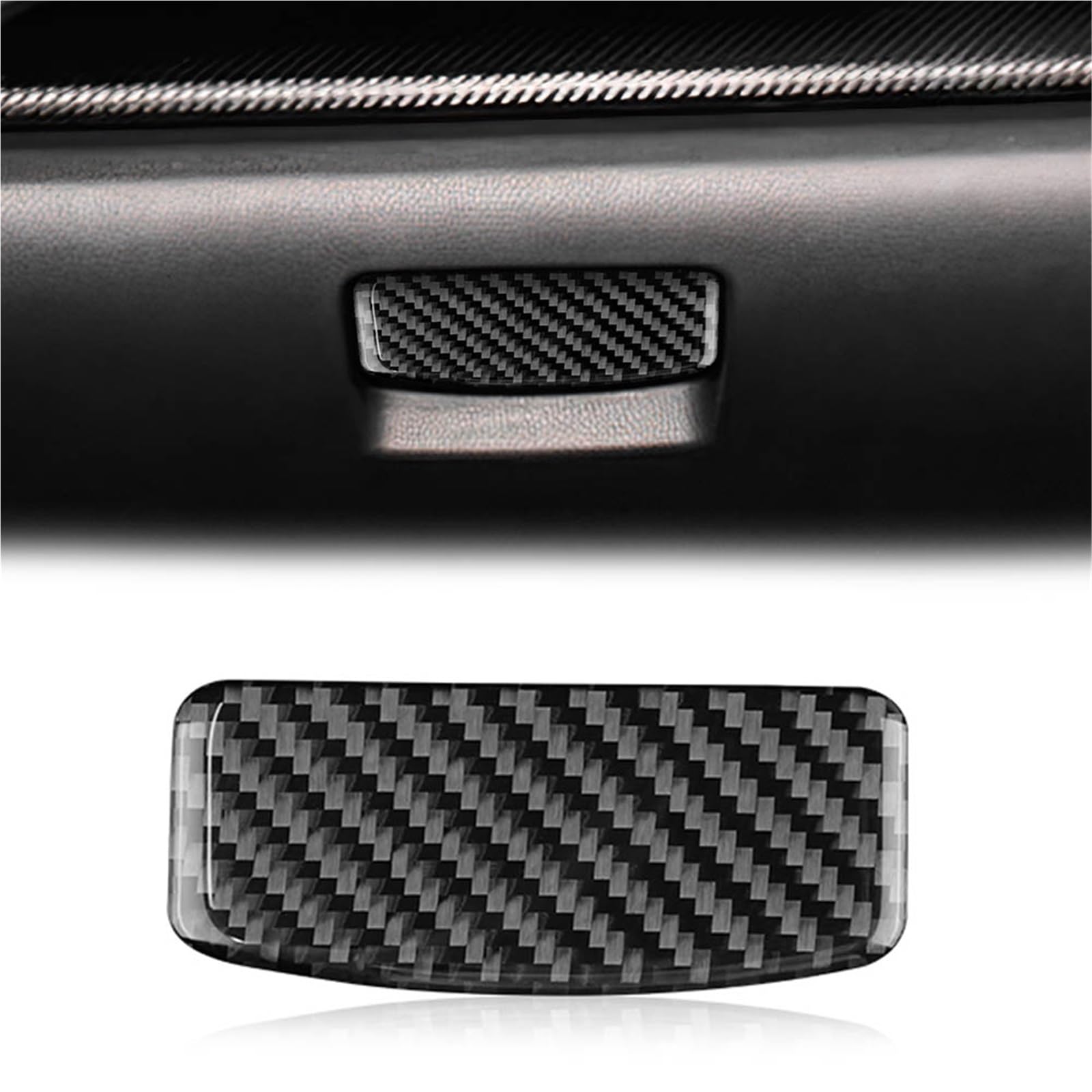 Interior Decoration for Subaru Crosstrek 2024 Carbon Fiber Sticker RHD LHD Car Co-Pilot Storage Interior Trim Accessories