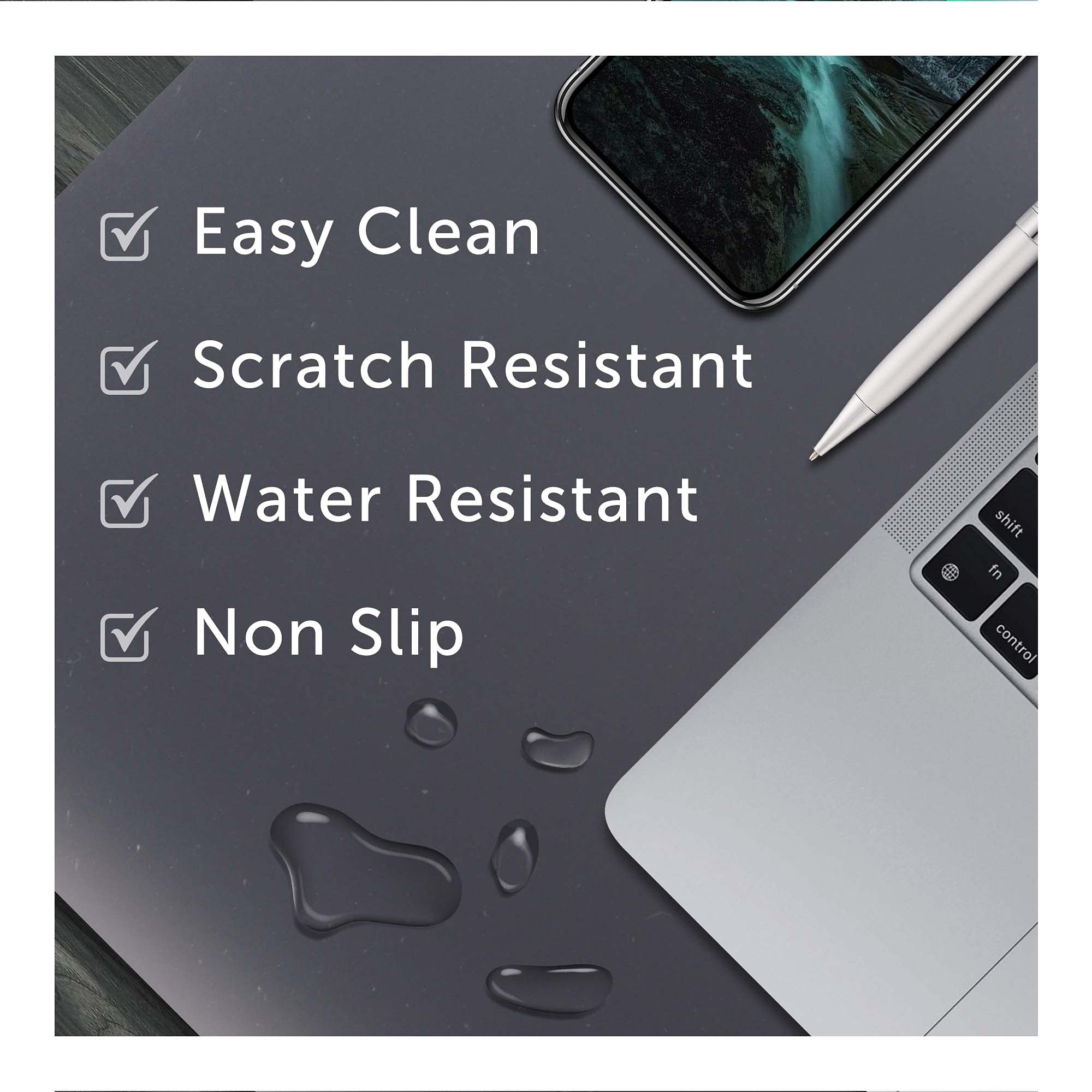 Artistic Lift Top Desk Mat Paper Desk Pad Protector w/Opaque Overlay