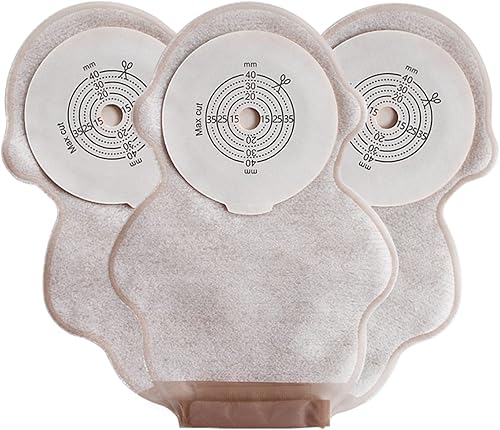 Bolsa de colostomía para niños, bolsas de ostomía de una pieza, cierre de velcro, bolsas drenables, suministros de ostomía para niños, ileostomía,