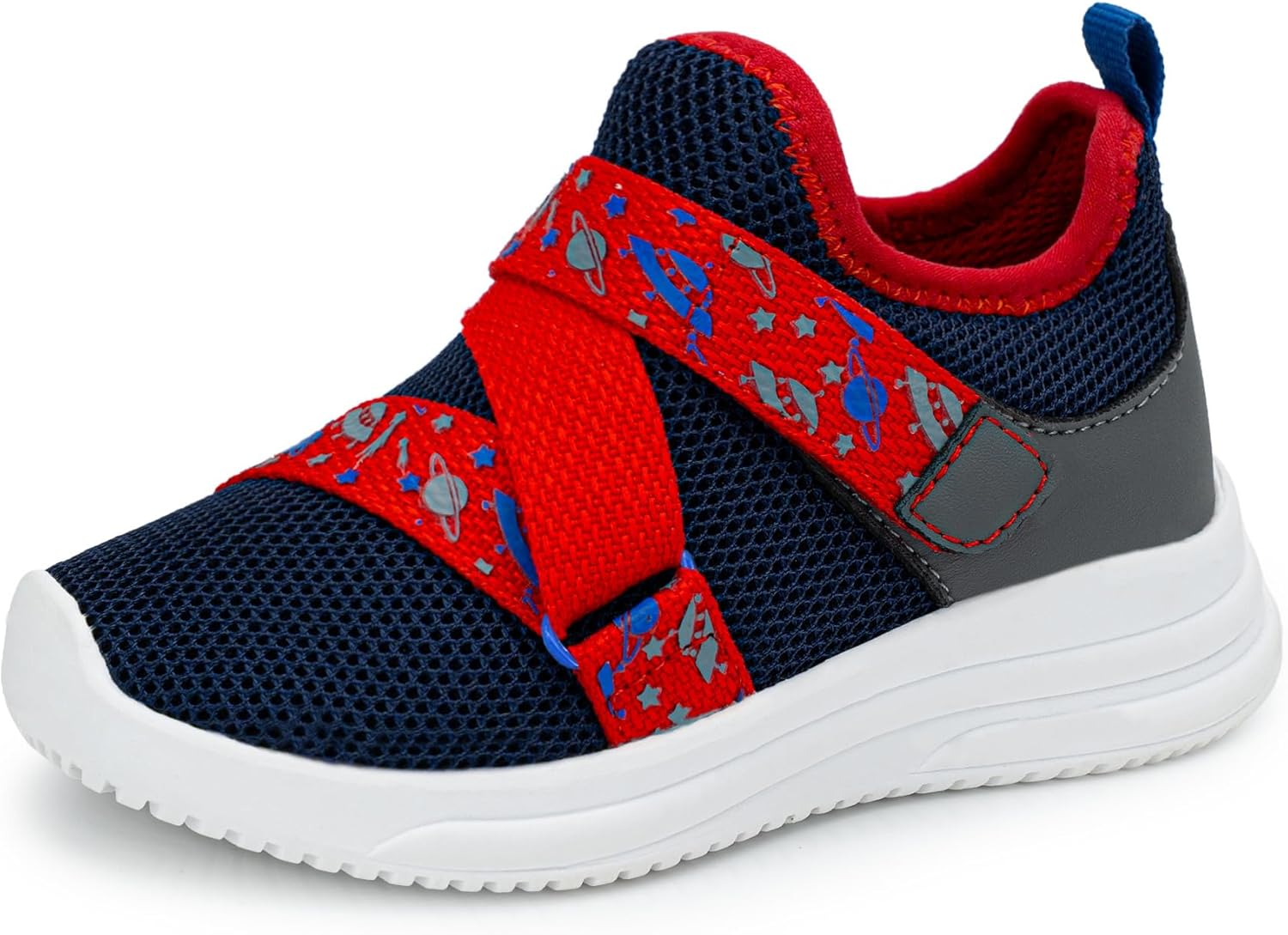 SKYWHEEL Toddler Shoes Boys Girls Tennis Slip On Sneaker Comfy Breathable Mesh Lightweight Athletic Running Walking Casual Shoes for Kids