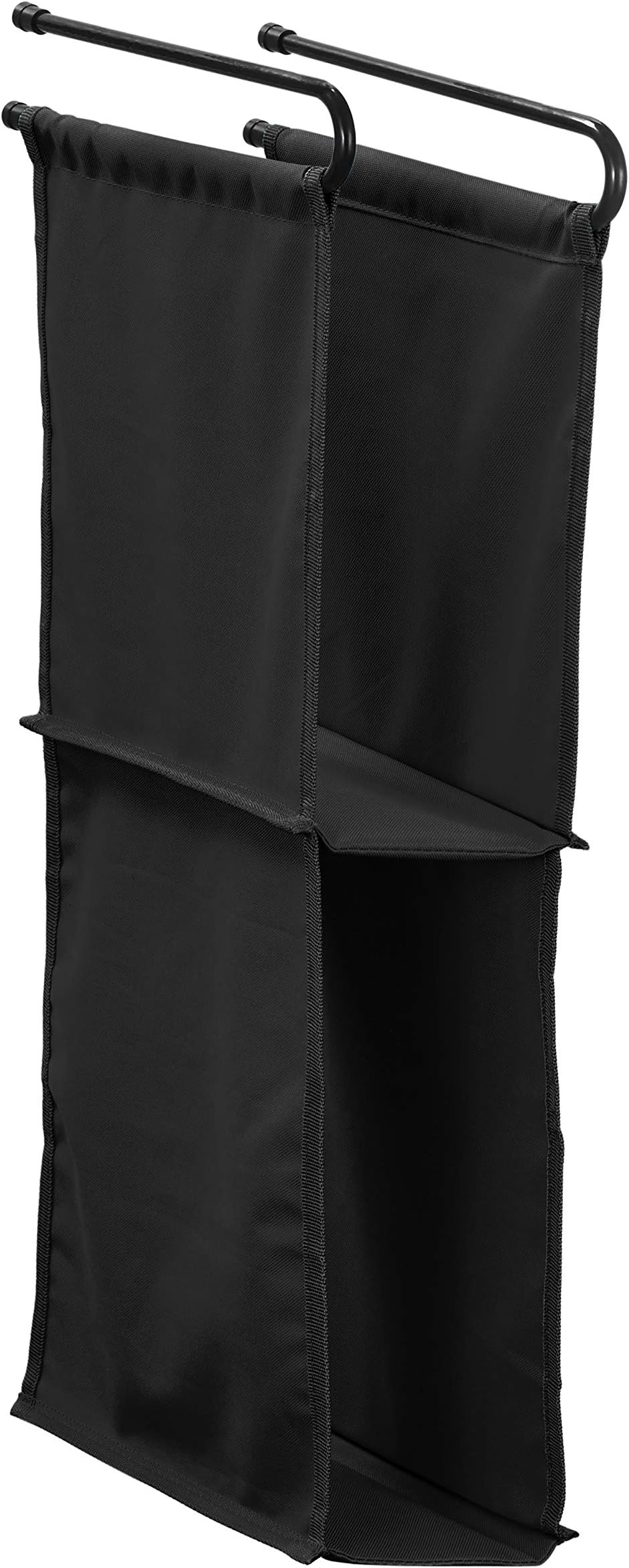 Its Academic LockerMate Hanging Fabric Locker Shelf, Durable and Removable, Black