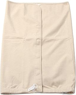 Wearable Incontinence Pads Urine Skirt Washable Reusable Cotton Incontinence Bed Pad Elderly Diaper Skirt Khaki (L)