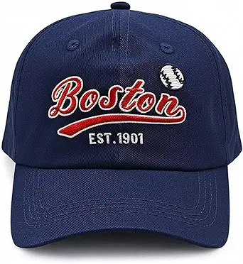 Classic Vintage Embroidered Fashionable Baseball Cap for Men Women Teenager Cap City Hat Adjustable with Gift Box