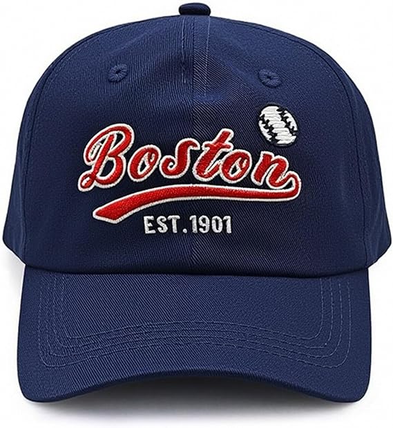 Classic Vintage Embroidered Fashionable Baseball Cap for Men Women Teenager Cap City Hat Adjustable with Gift Box