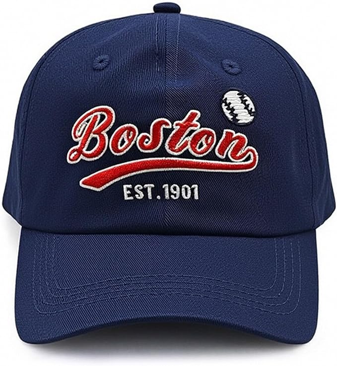 Classic Vintage Embroidered Fashionable Baseball Cap for Men Women Teenager Cap City Hat Adjustable with Gift Box
