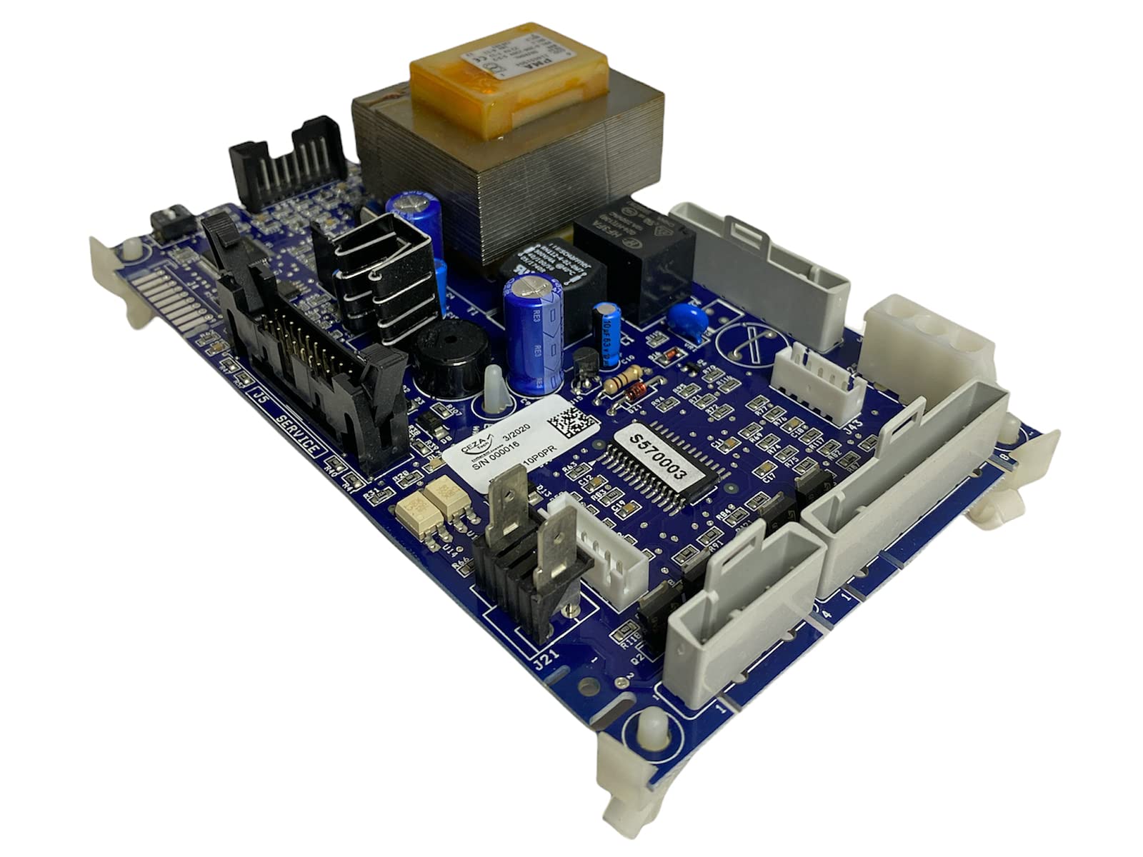 ERICAMBI, Scheda di Controllo CEZA FSECZ110P0 per Stufe a Pellet ad Aria o Idro, Sonda Fumi Fino a 600°C, Predisposta per Encoder e Debimetro, Wifi Ready