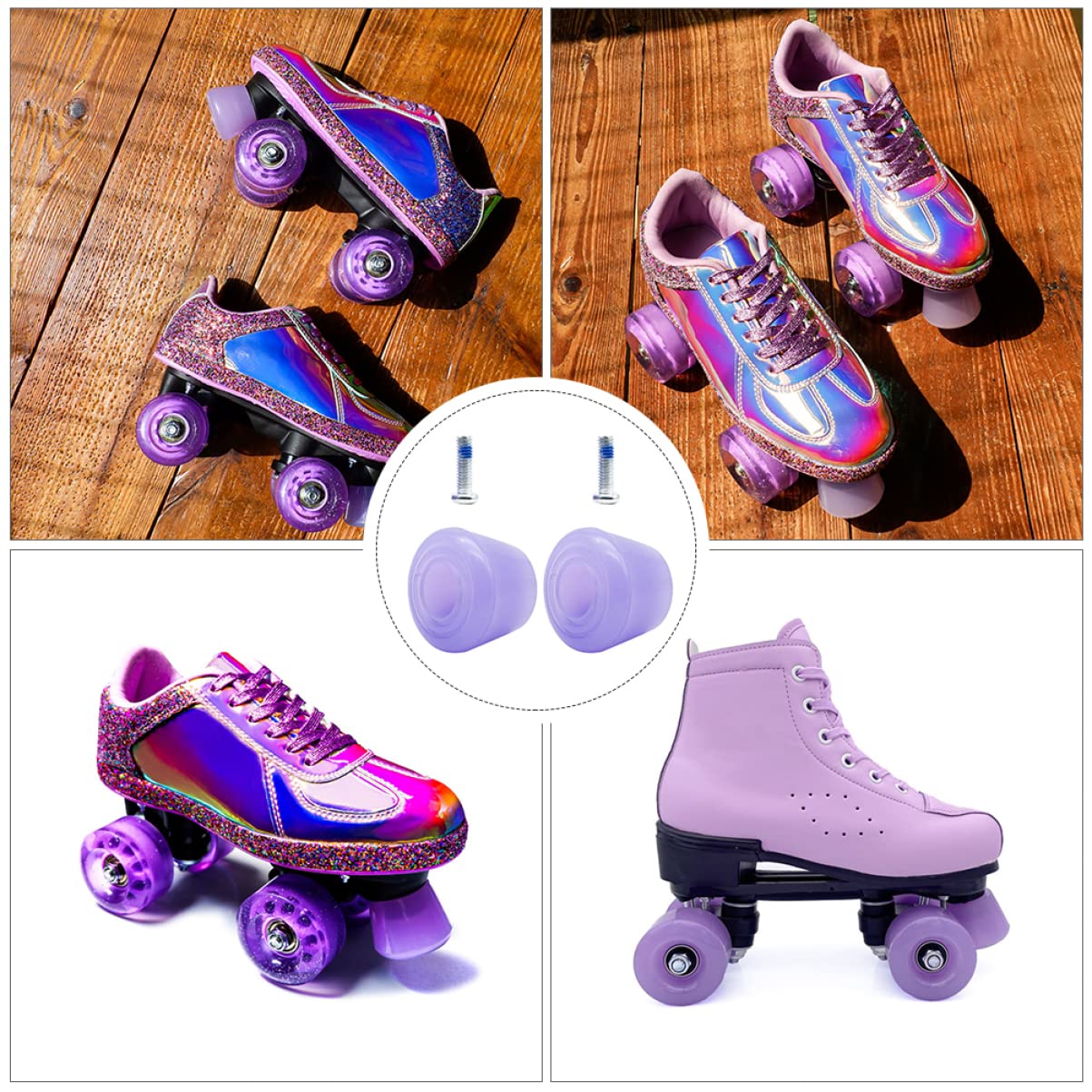 Toddmomy 1Set Brake Cushion for Roller Skates Height Easy to Install Brake Block Non Slip Skating Supply for Reliable Stops and Stability Skating