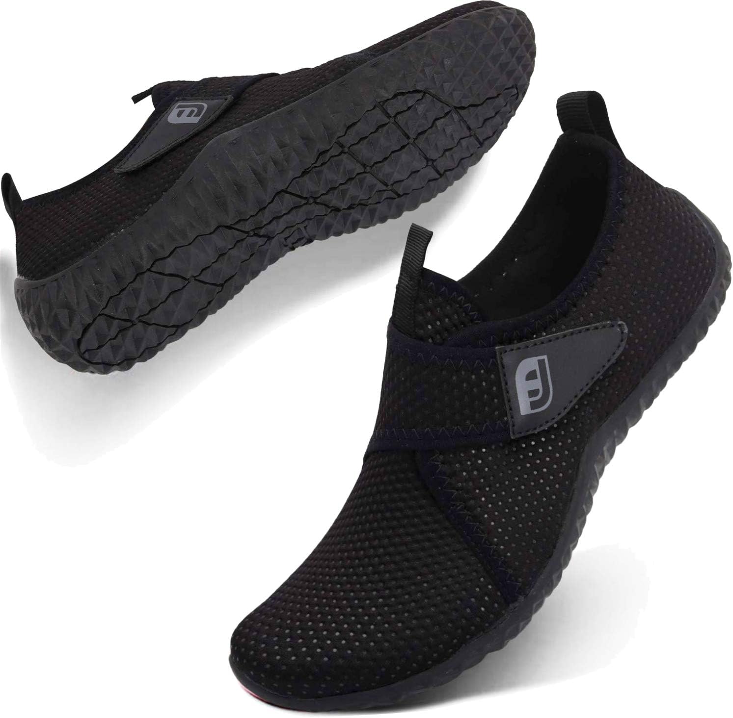 Womens Water Shoes Breathable Barefoot Athletic Aqua Shoes for Beach Swim Pool Diving Hiking Water Sports 5.5 Women