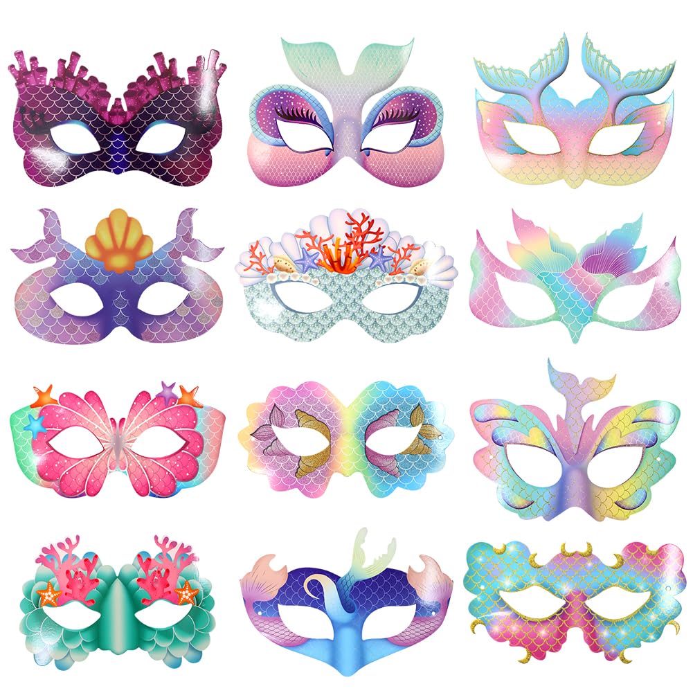 YRPACFB Carnival Party Mask, Mardi Gras Mask, Feather Mask Eye Mask Decoration, Carnival Eye Mask