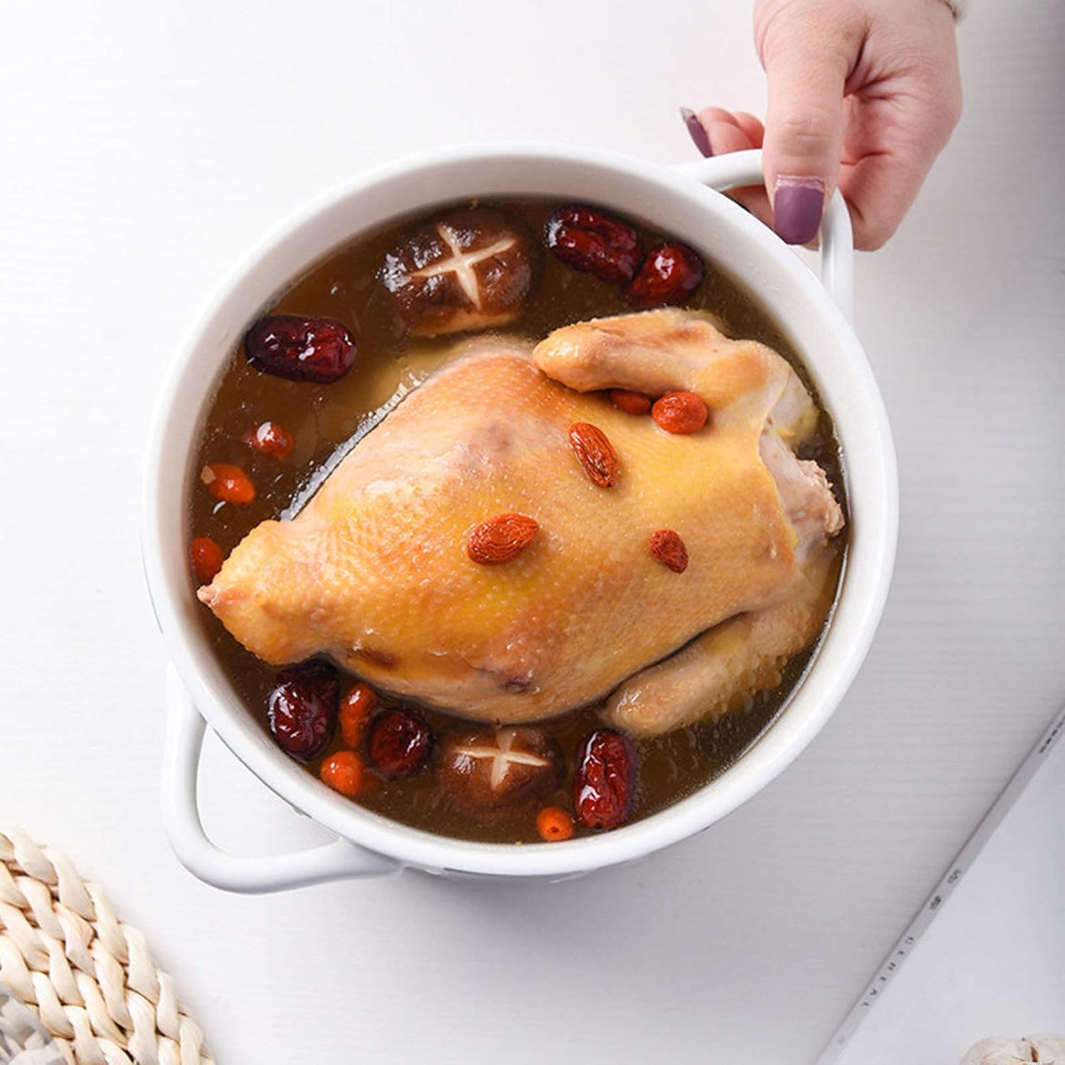 有田、仁和窯 染錦岩牡丹茶器揃い 有田、仁和窯 染錦岩牡丹茶器揃い