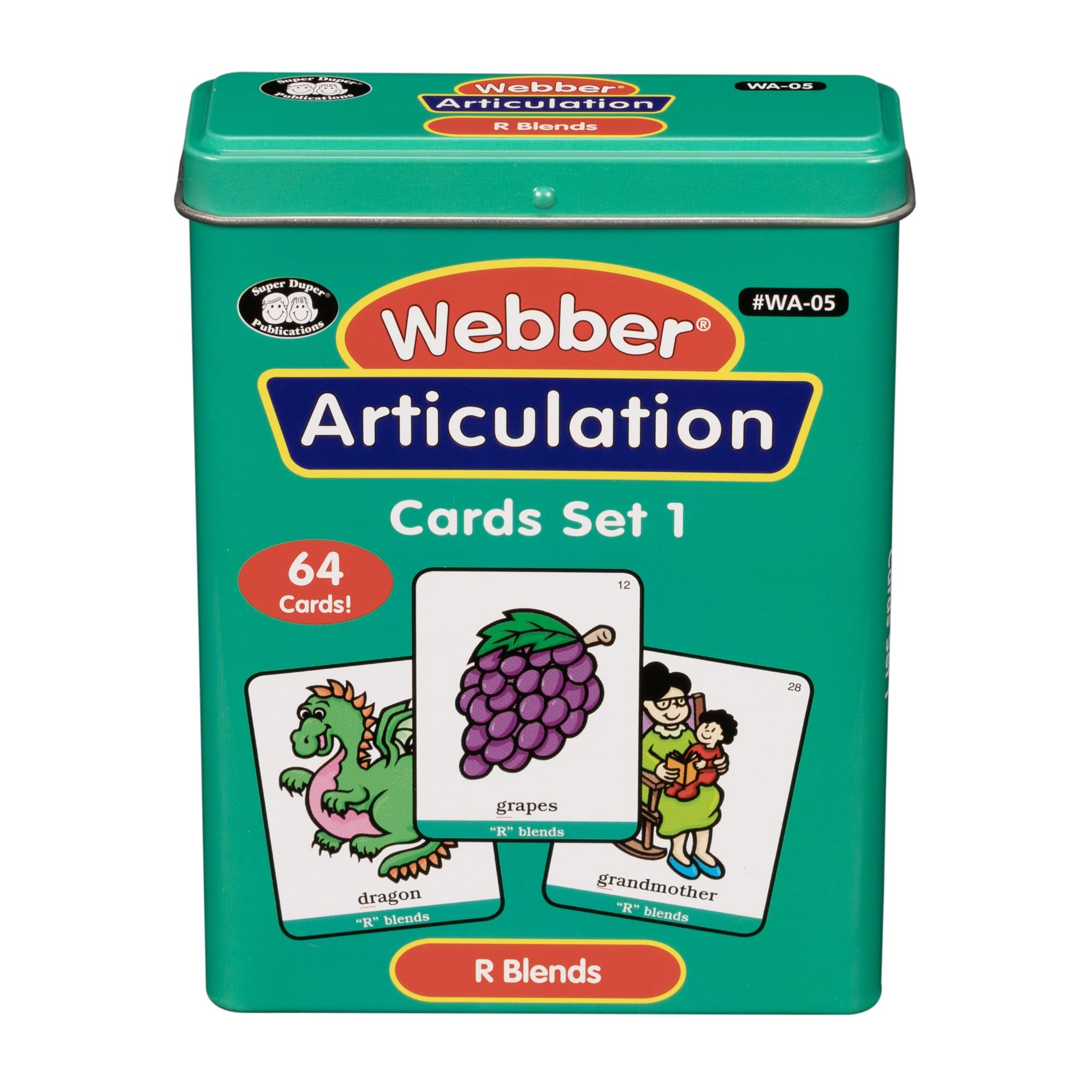 Super Duper Publications | Articulation R Blends Fun Deck | Vocabulary and Language Development Flash Cards | Educational Learning Materials for Children