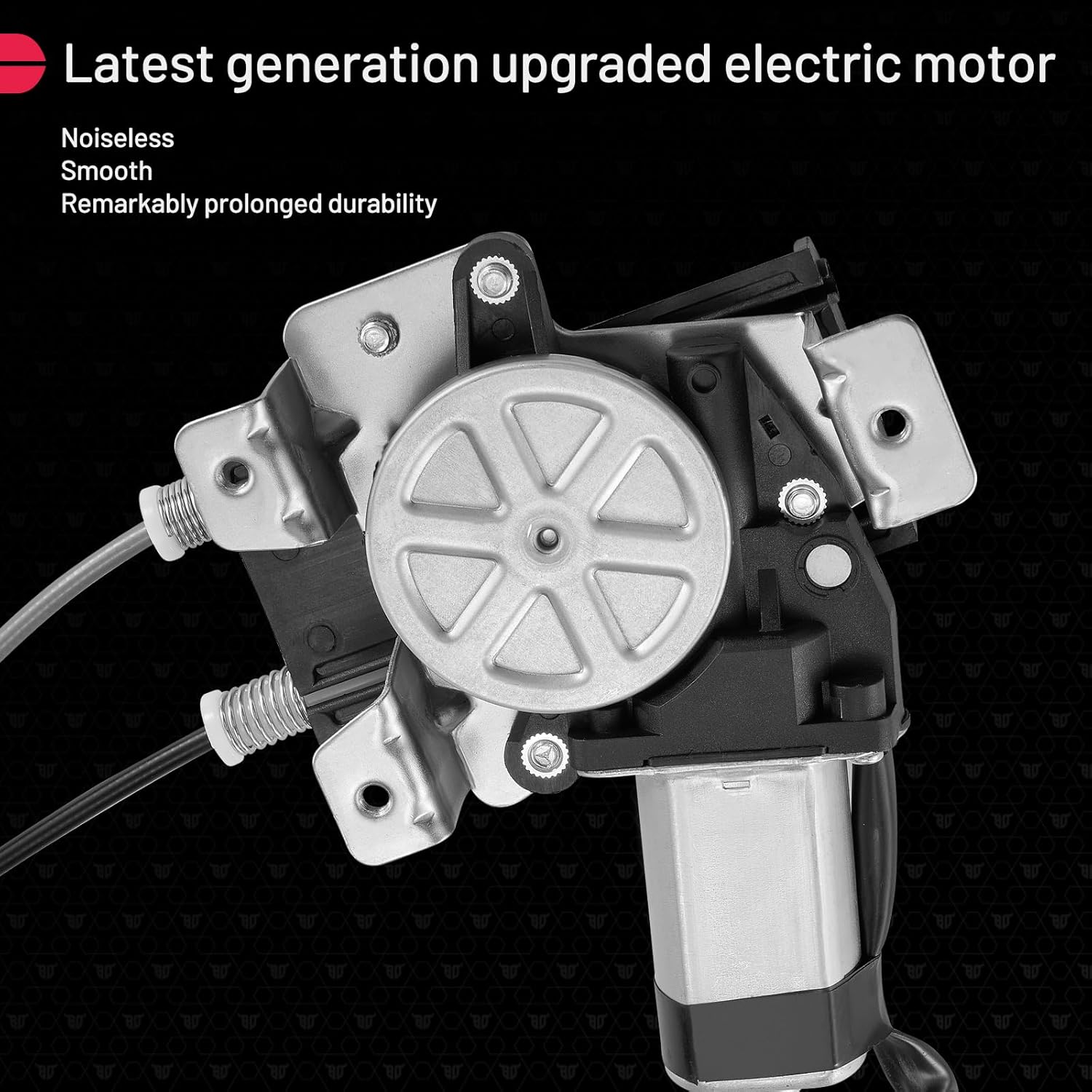 BDFHYK 741-709 Power Window Regulator with Motor Rear Right for 1997-2005 Buick Century 1998-2002 Oldsmobile Intrigue 1997-2004 Buick Regal