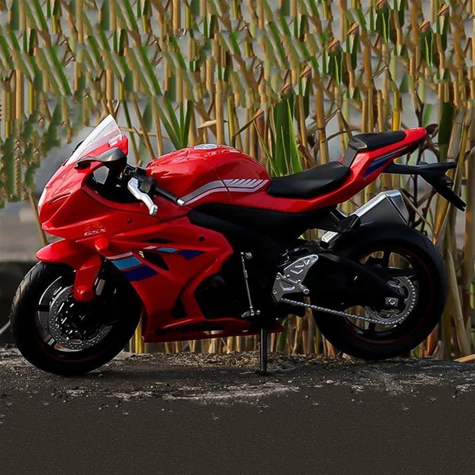 SEYXF Motorbike Toy Motorcycle Metal Model Collection Simulation Diecasts Gifts 1:12 for Suzuki GSXR1000(Red with Box)