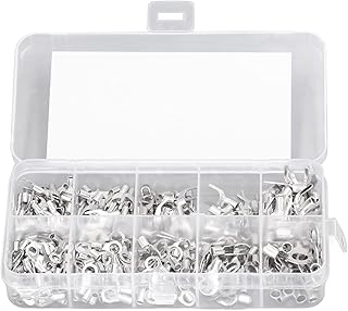 320 Pcs Non-Insulated Ring Terminals & Fork Connector Kit