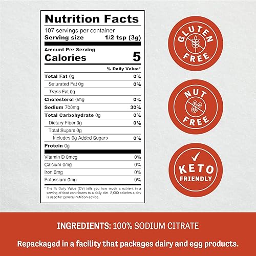 Miniatura 2 de Para uso, alimenticio sin GMO citrato de sodio (8 oz) excelente para la creación de salsas de queso, sferificación y más