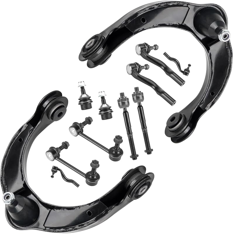 Kit de braços de controle superiores dianteiros com juntas esféricas ILONPA para Dodge Durango e Jeep Grand Cherokee – 12 peças