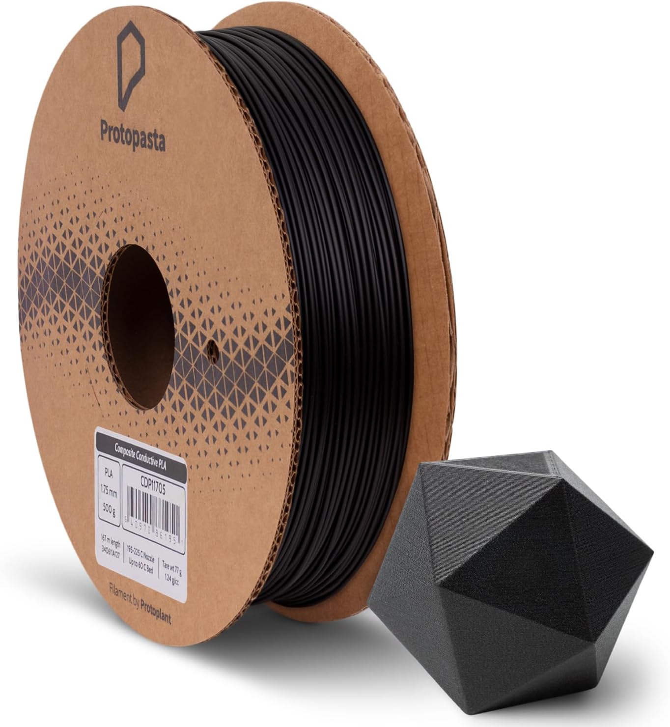CDP11705 Composite Conductive PLA, 1.75 mm 500 g, Black