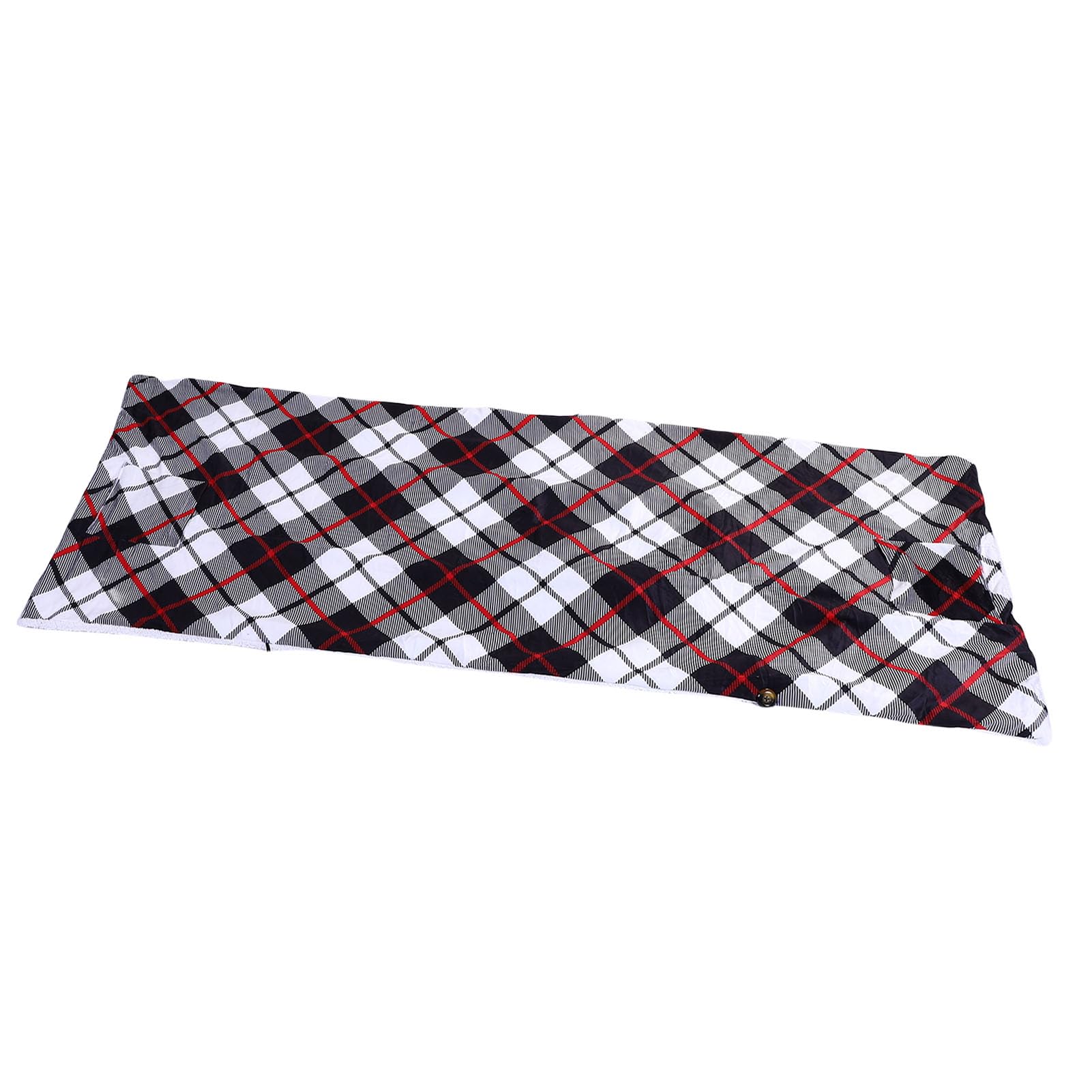 Fabater Coperta Portatile Riscaldata Elettrica 3 Impostazioni di Calore Sciarpa Riscaldata USB per Campeggio Domestico (Plaid rosso)