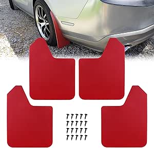 4Pcs Set Front &amp; Rear Fender Splash Guard Mud Flap For Chrysler Pacifica 17-22 E