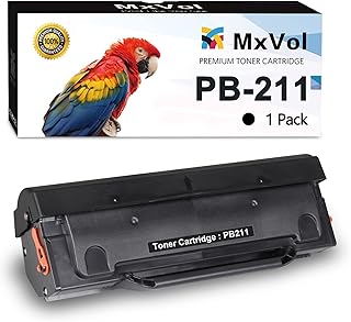 MxVol Compatible PB-211 Toner Cartridge Replacement for Pantum PB-211 PB211 EV Toner for Pantum P2502W M6552NW M6602NW P2500W M6550NW M6600NW P2207 Series Printer Toner(Black, 1-Pack)