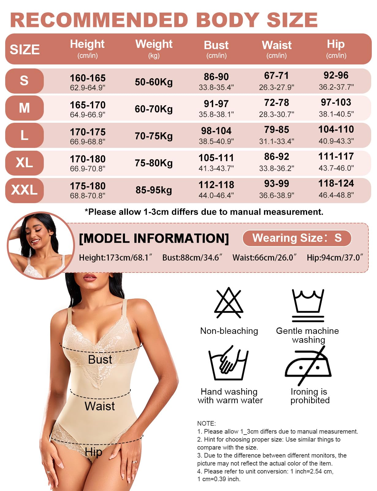 Body Moldeador Mujer Faja Reductora de Encaje Body Shapewear de Control de Abdomen Escote V Bodysuit Moldeador Reductor Colombianas Posparto Invisible Shapewear