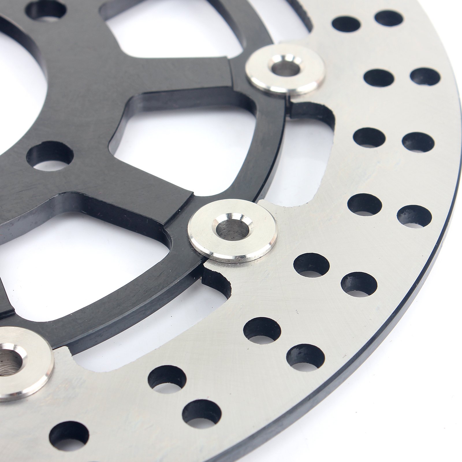 TARAZON 280 mm Par de discos de freno delantero para Kawasaki