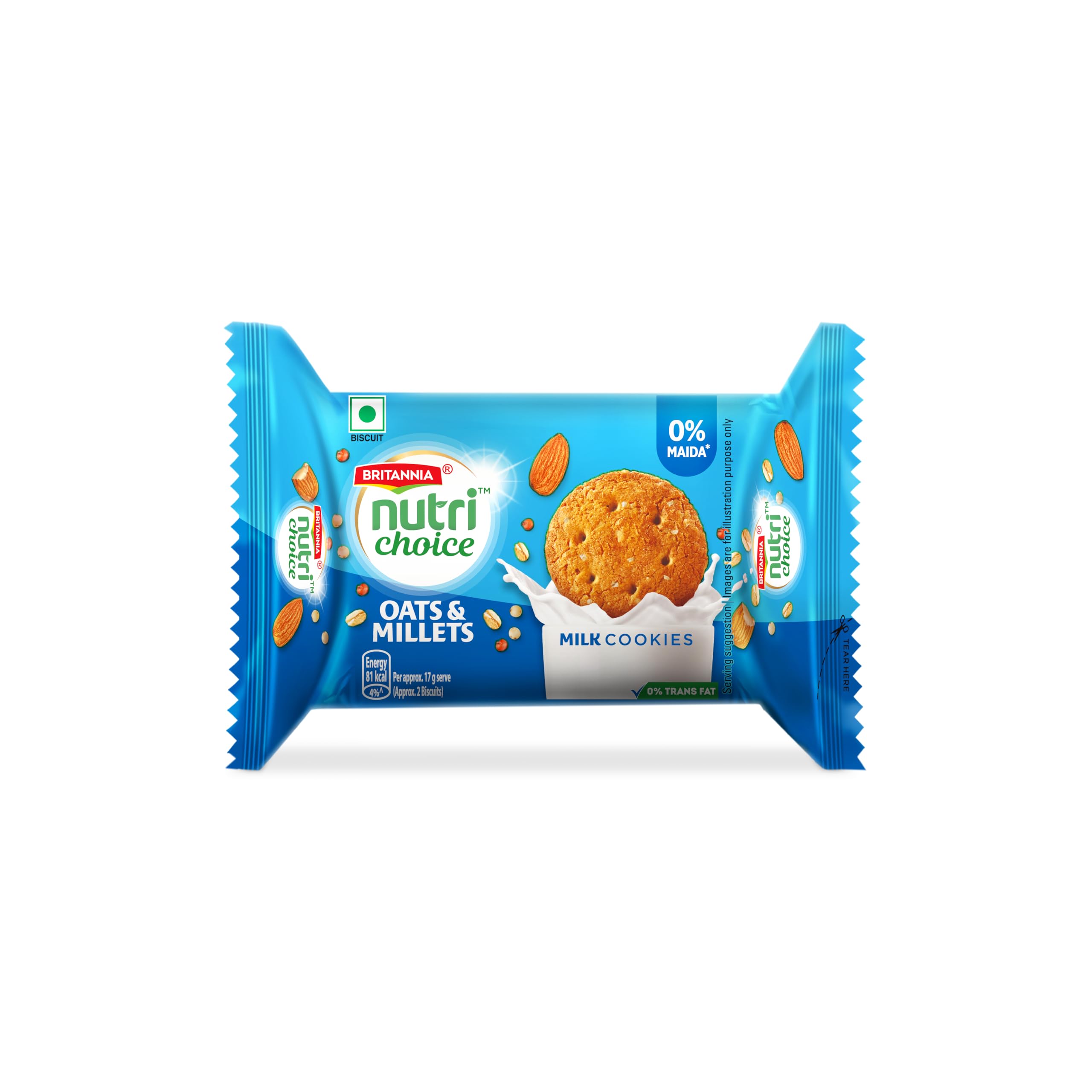 Oats & Millets , Milk Cookies 75g
