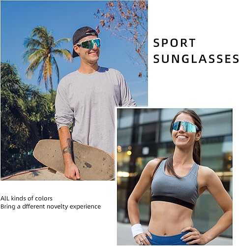 Miniatura 2 de Gafas de sol deportivas para hombres y mujeres, lentes de sol polarizados de ciclismo, gafas de sol de béisbol, protección UV, para correr, MTB