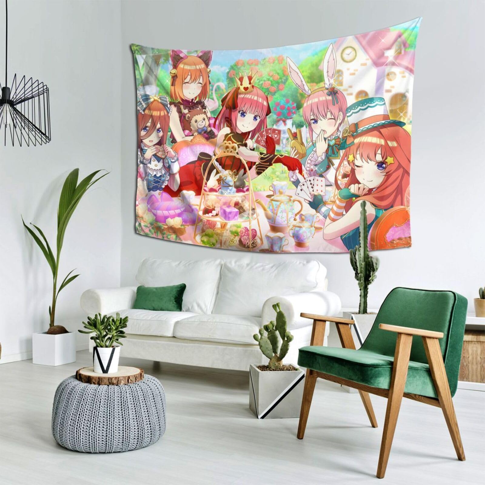 ♢♢写真等確認用♢♢五等分の花嫁 壁掛け 布ポスター Amazon.co