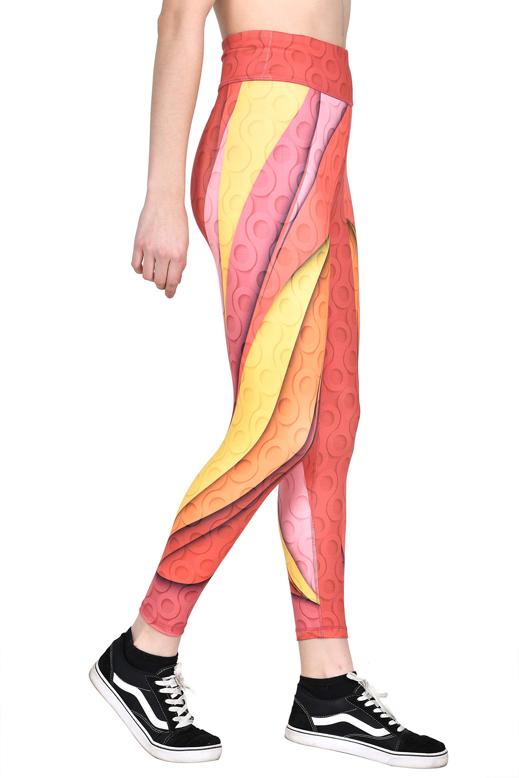 digital print legging (Large, Subtel fire)