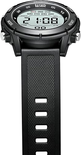 Miniatura 4 de Relojes para Hombres Relojes Digitales para Hombres Deportivos Casuales Militares Impermeables Relojes de Pulsera Cronómetro Correa de Silicona con