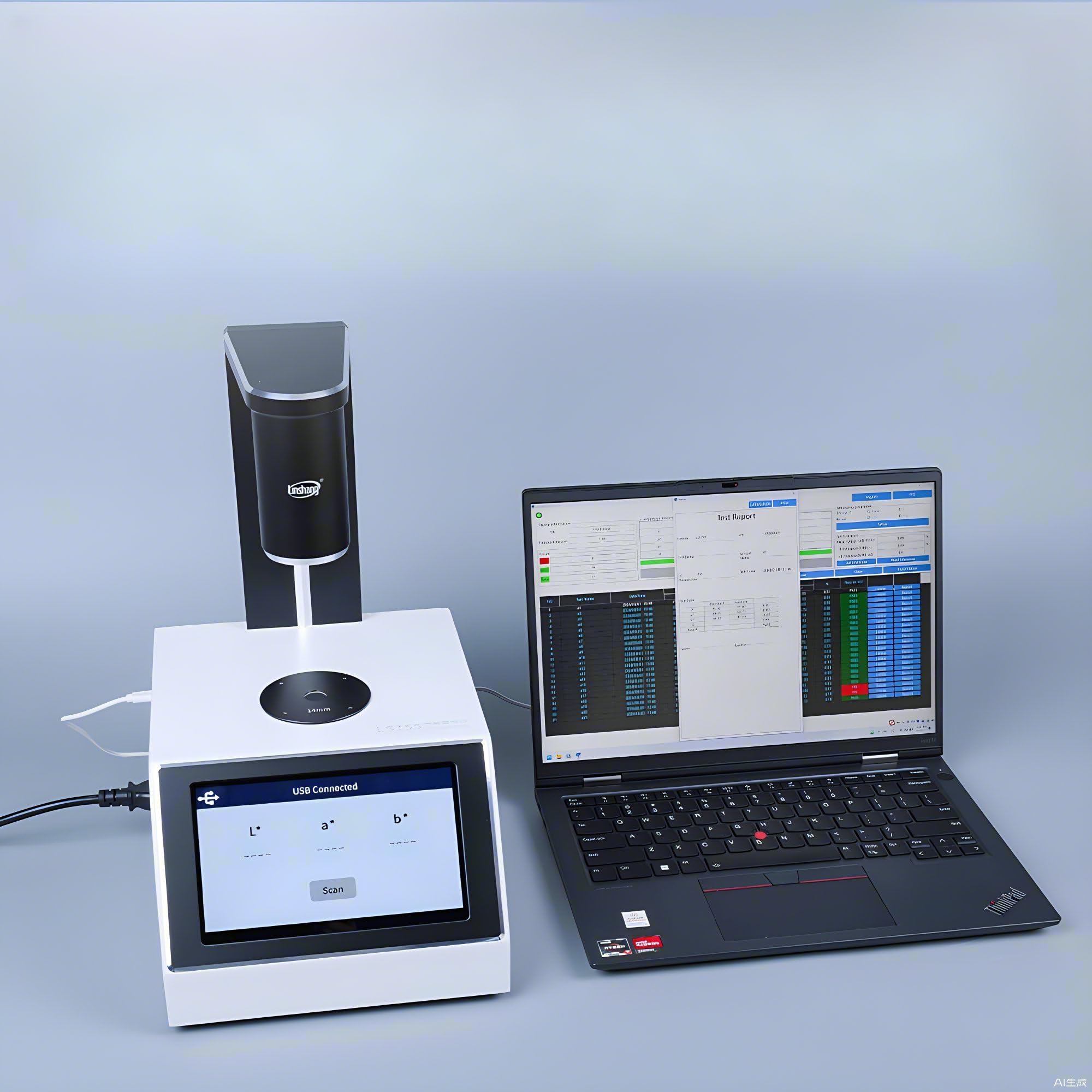 Haze Meter LS155 Light Transmitance Measuring Instrument LS155 Color Haze Meters High Precision for Plastic Liquid Glass Film Screen