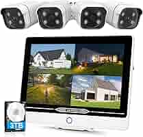 【最新500万画素】 防犯カメラ屋外 POE給電 3K 12型防犯モニター3TB Amazon.co.jp: 【最新500万画素】 防犯カメラ 屋外 POE給電 3K