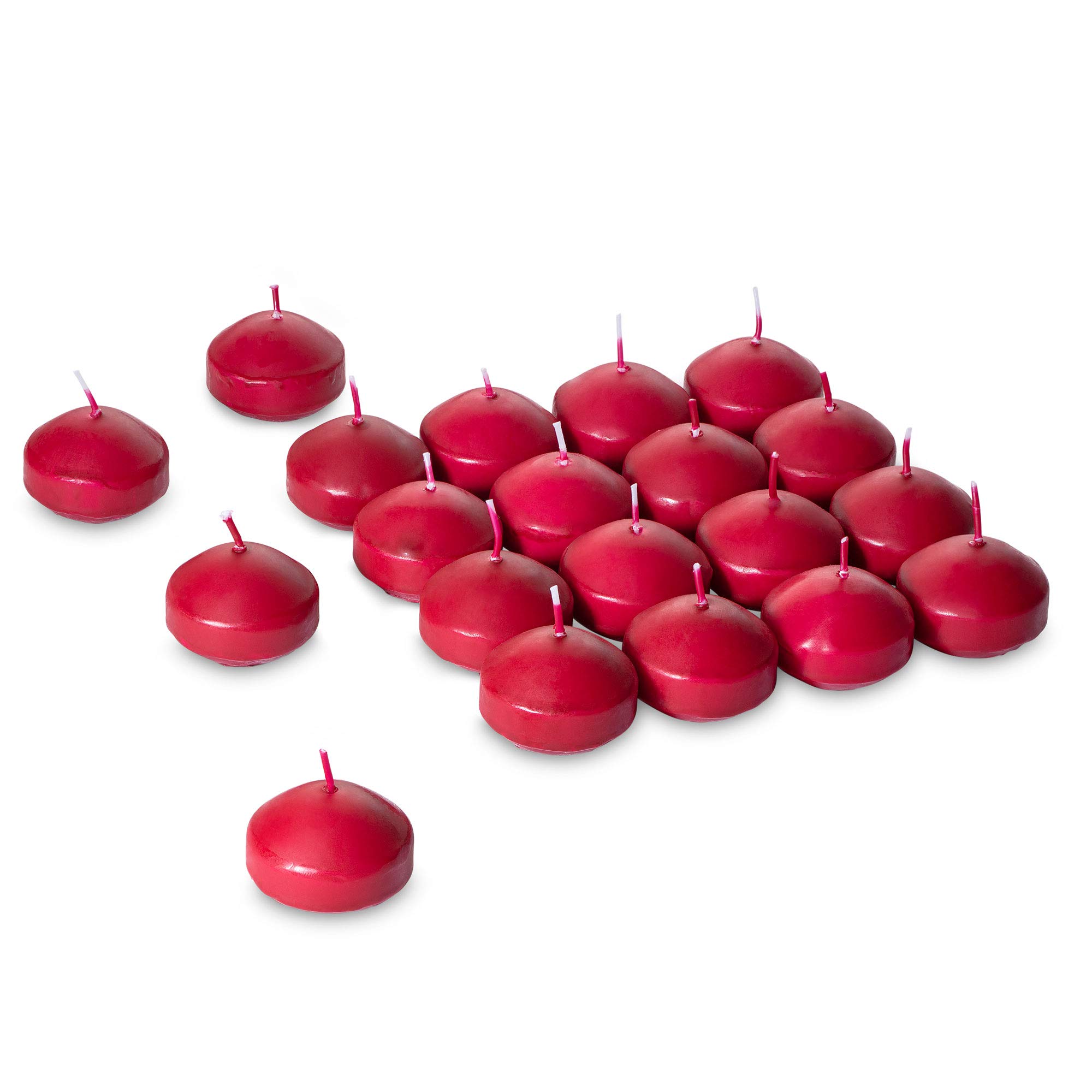 Buy SPAAS Floating Candles Set of 20 Wine Red Floating Candles for