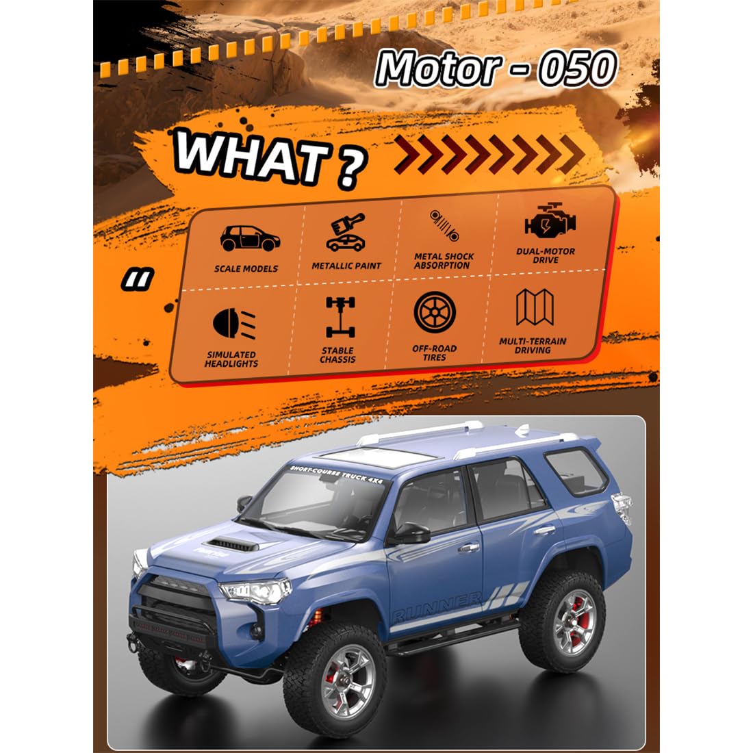 1:18 RC Auto Fahrzeug Mit Rauchgenerator, Vollproportionaler 2,4GHz Ferngesteuertes Auto, Realistischer Beleuchtung Und Soundsystem Für Sammler Modellauto Hobby Modellbau-Blau