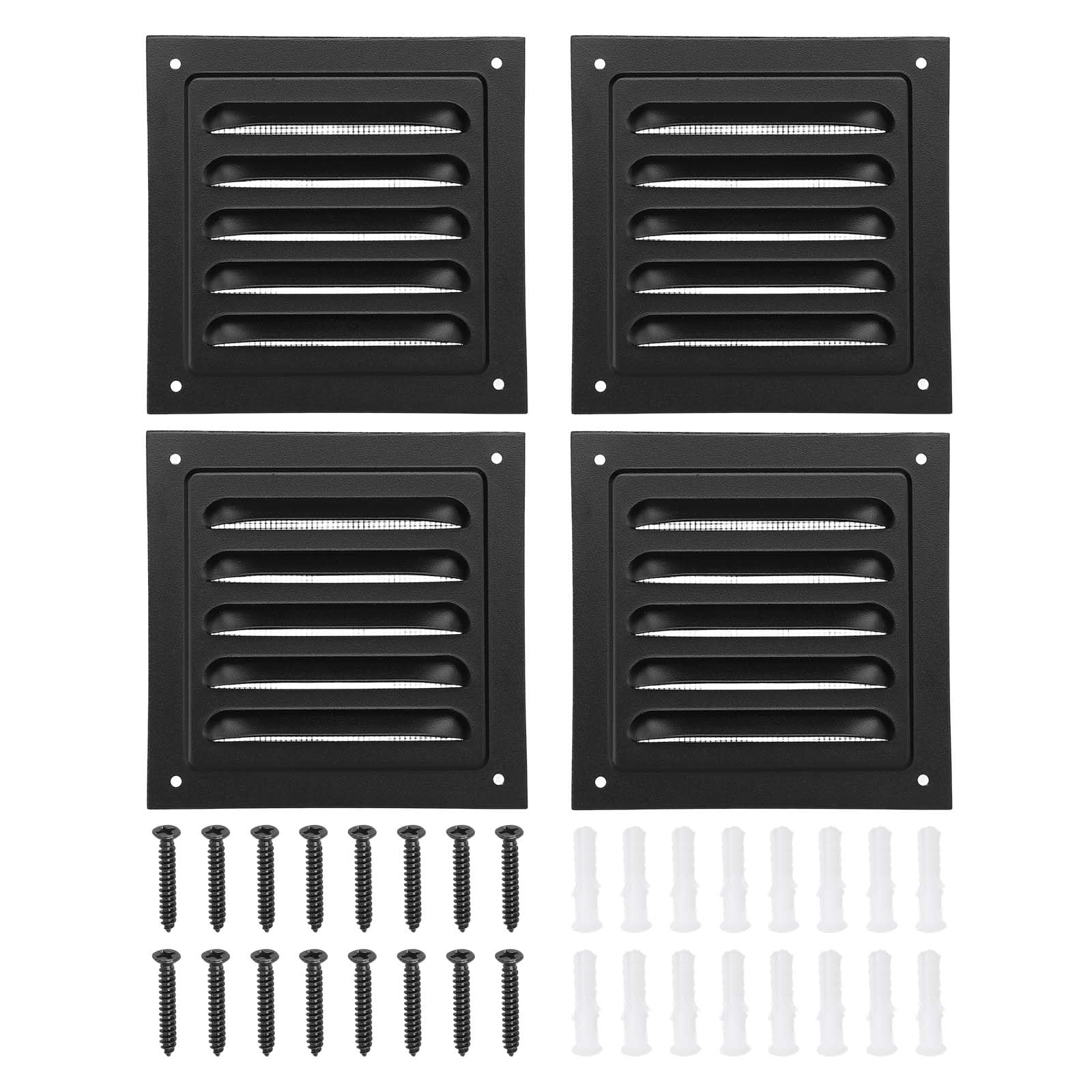 PATIKIL 4"x4" Aluminum Gable Vent
