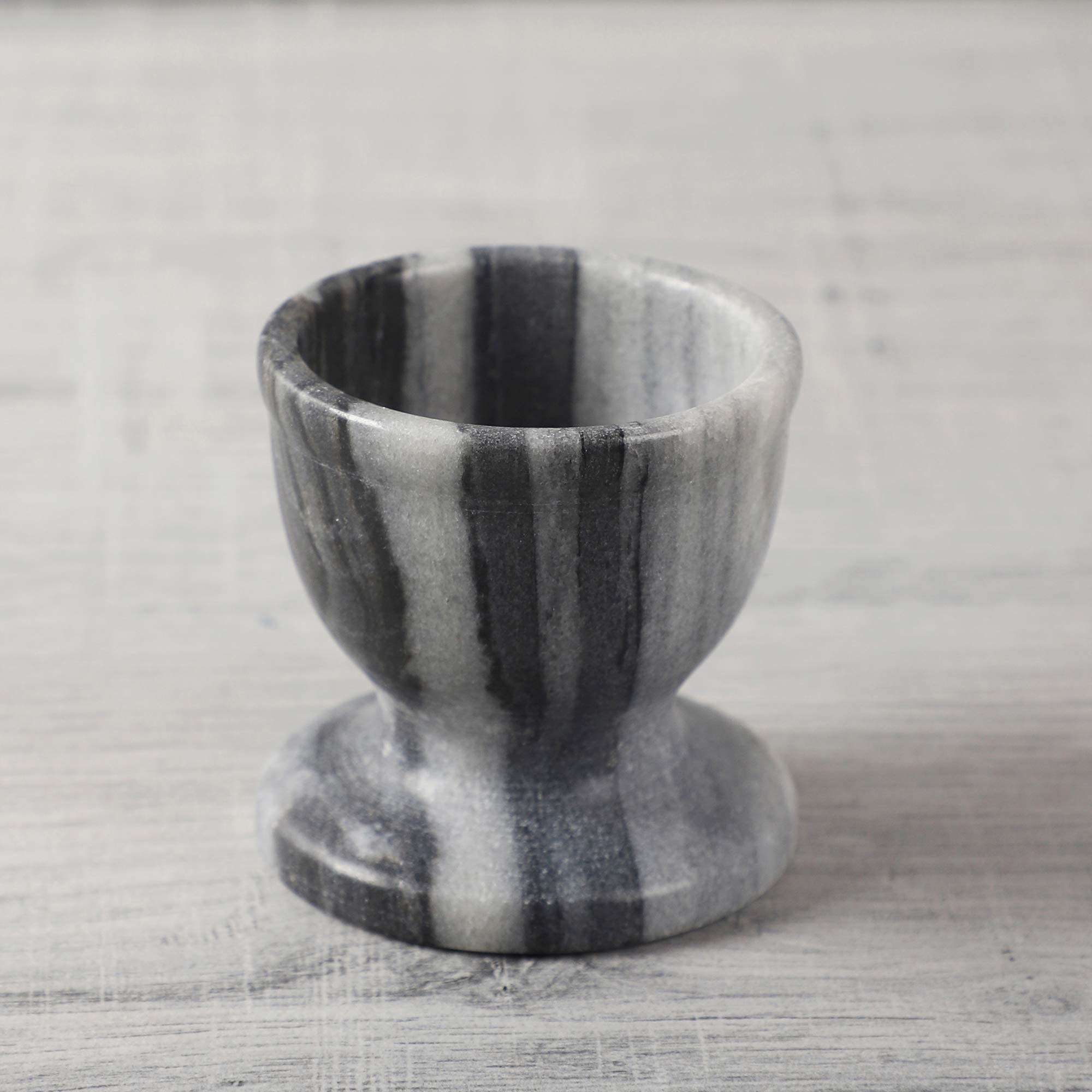 NikkisPride Marble Grey Handmade Egg Cups Egg Keeper Egg Holder Set of 2 4