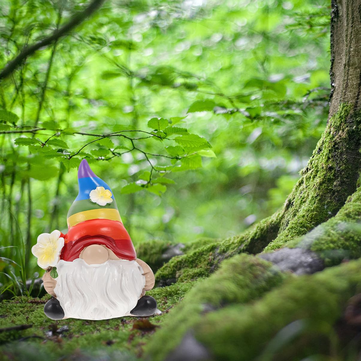 BESTonZON 5 Sätze Garten Dekoration Lustige GNOME Figuren Resin Für Garten Terrasse Und Innenräume Geschenkidee Für Gartenliebhaber Und Freunde 2 Stück * 5