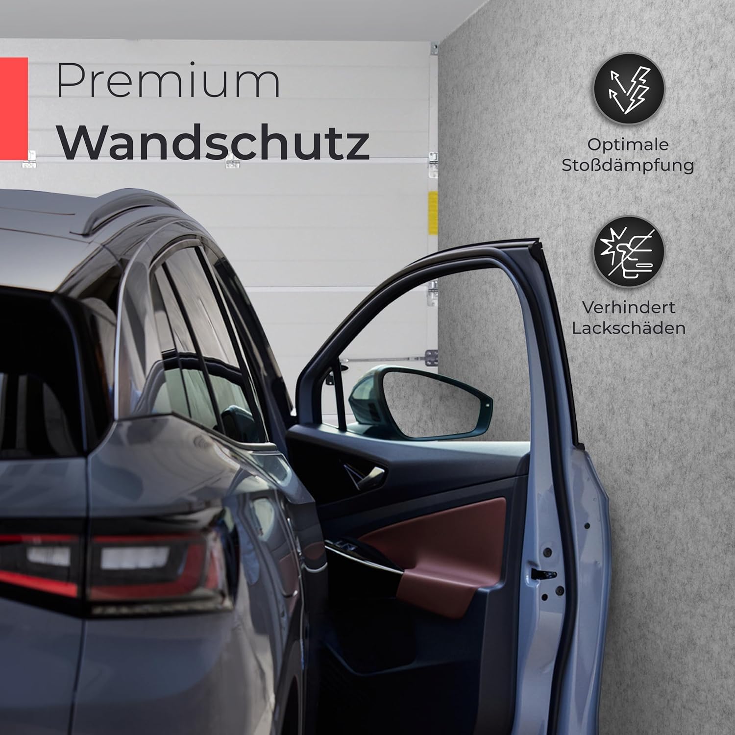 Wandschutz selbstklebend - aus Akustikfilz - 100x50cm