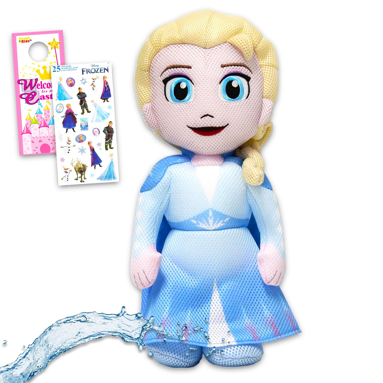 Amazon.com: Disney Elsa Plush Bath Toy Set - Bundle with 16