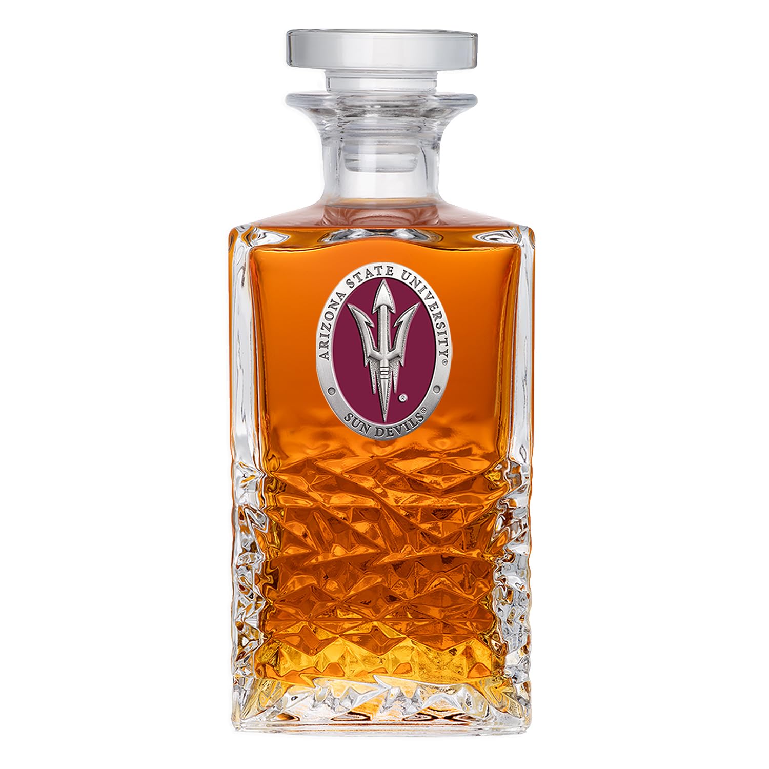 Heritage Pewter Arizona State Heritage Decanter | 25 OZ Liquor Pourer | Expertly Crafted Pewter Glass