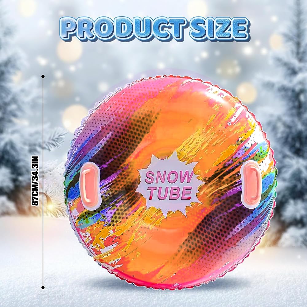 Donut Snowrohr Trineo inflable Juguetes de nieve para adultos Actividad al aire libre