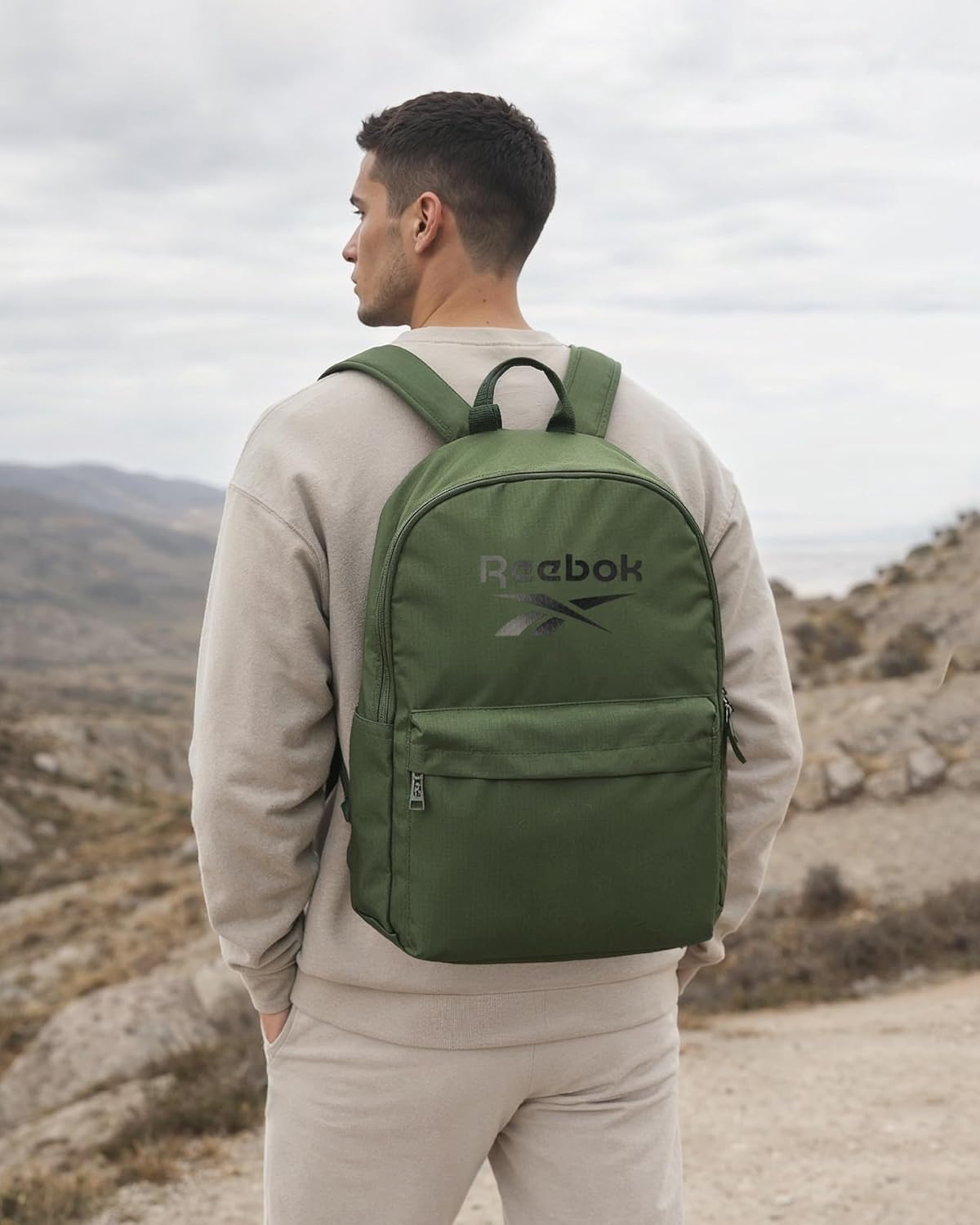 Reebok Element Backpack - Multipurpose Lightweight Carry On Everyday Bag for School Gym and Travel Backpack for Men & Women, Element Green - Image 2