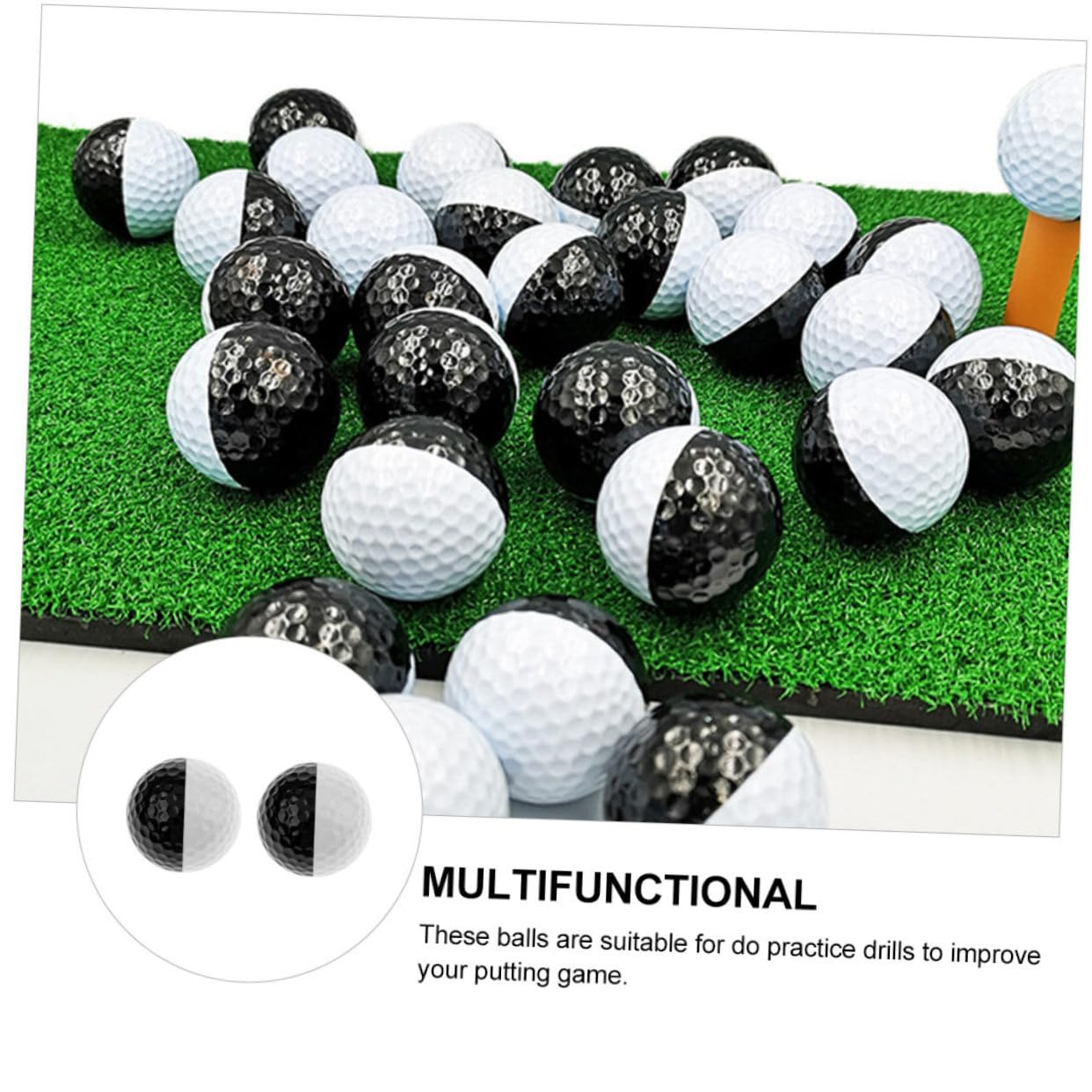 INOOMP 3 Set Di Golf Per Lallenamento La Mira E Lallenamento Per I Golfisti Accessori Di Allenamento Pratici E Convenienti 2 Pezzi * 3